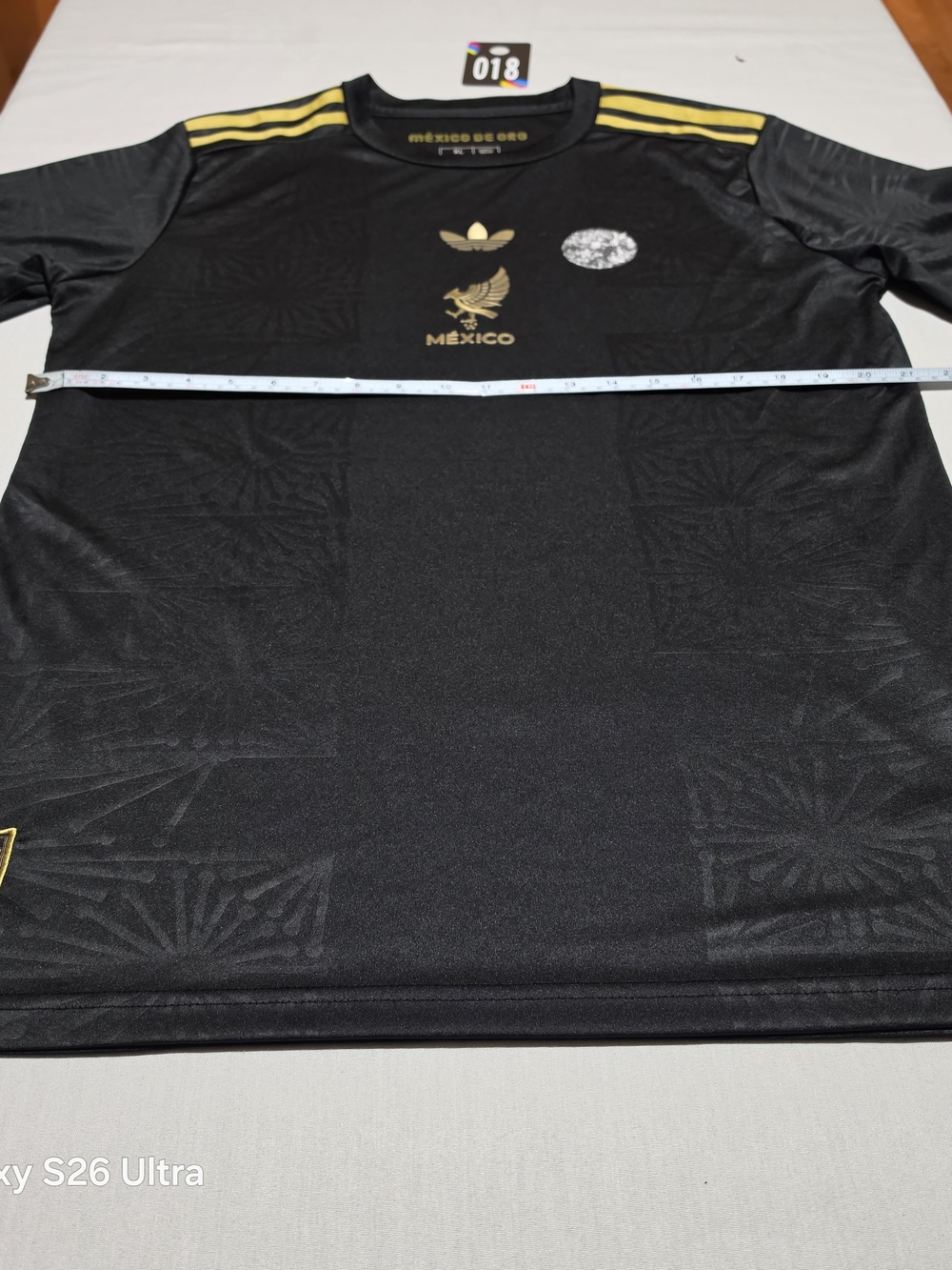 adidas Mexico Black and Gold Soccer Jersey - Picture 4 of 10